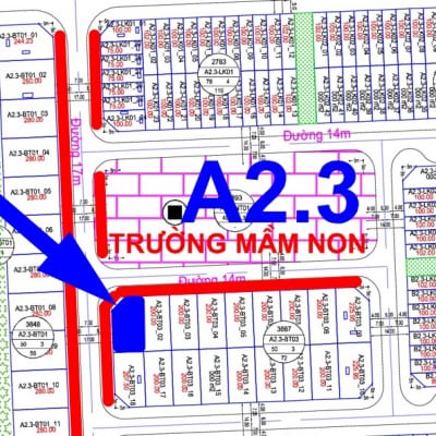 bán biệt thự Thanh Hà A2.3 - BT03 - Ô số 1