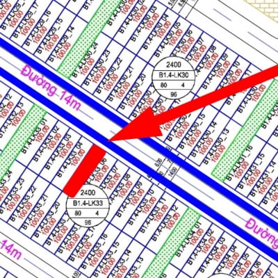 bán liền kề Thanh Hà B1.4 - LK33 - Ô số 5