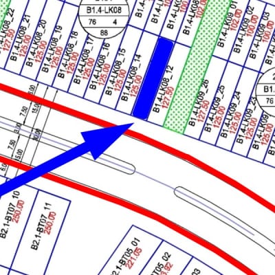 bán liền kề thanh hà đường 30m B1.4 - LK08 - Ô số 13