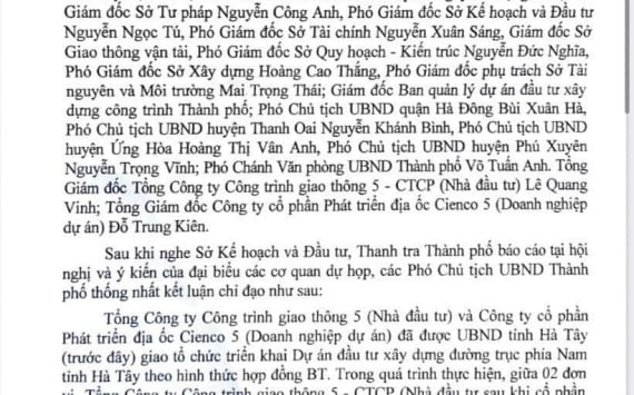 Trang 01 - Thông báo mới nhất về dự án khu đô thị Thanh Hà - KĐT Mỹ Hưng